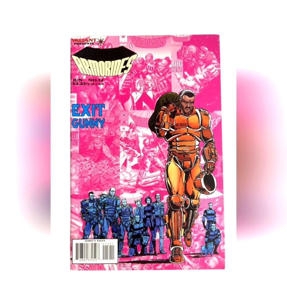 Armorines #12 final issue valiant/comics / X-Men homage cover acclaim magnus
